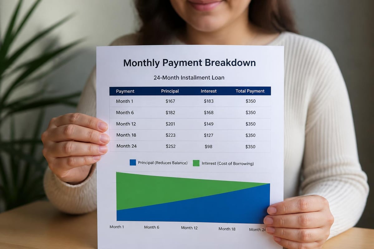 Installment loan payment structure