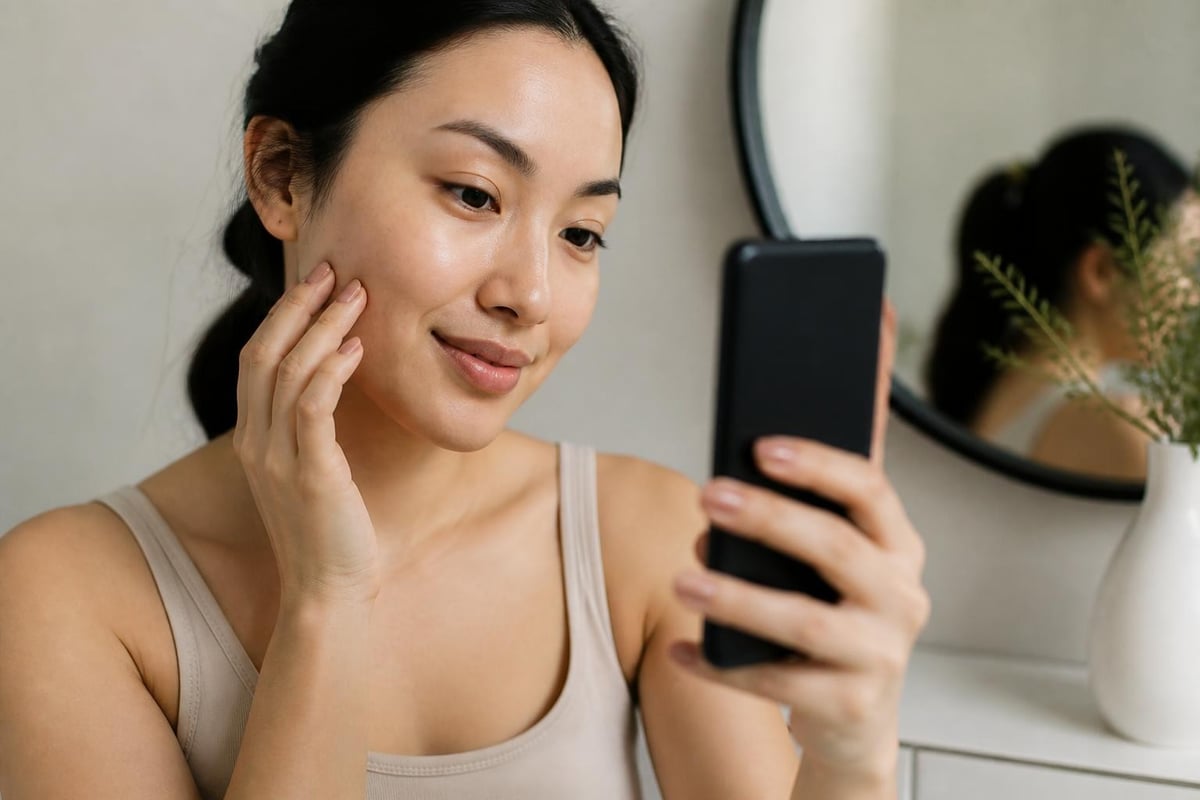 Skincare progress tracking