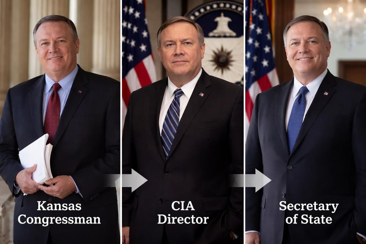 Mike Pompeo's career progression