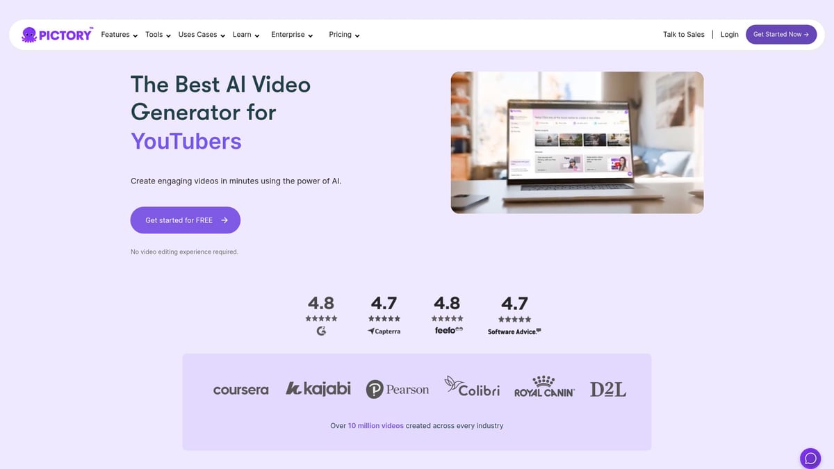 7 Game-Changing AI for Video Making Tools in 2025 - Pictory