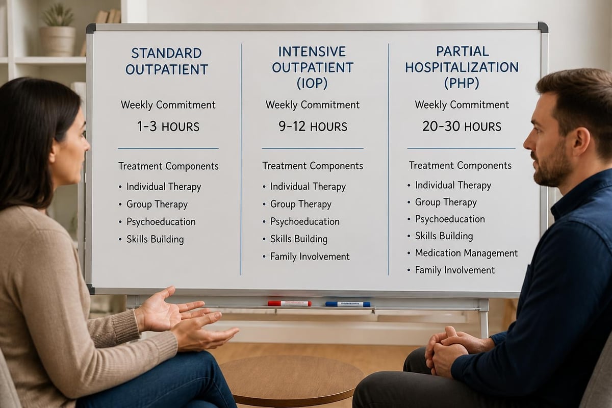 Levels of alcohol outpatient care