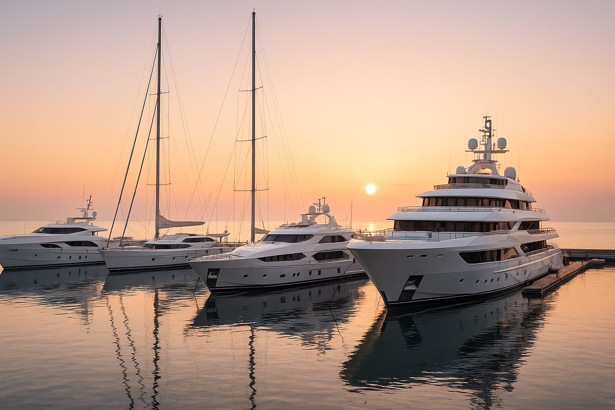 Types of Yachts Available for Rent