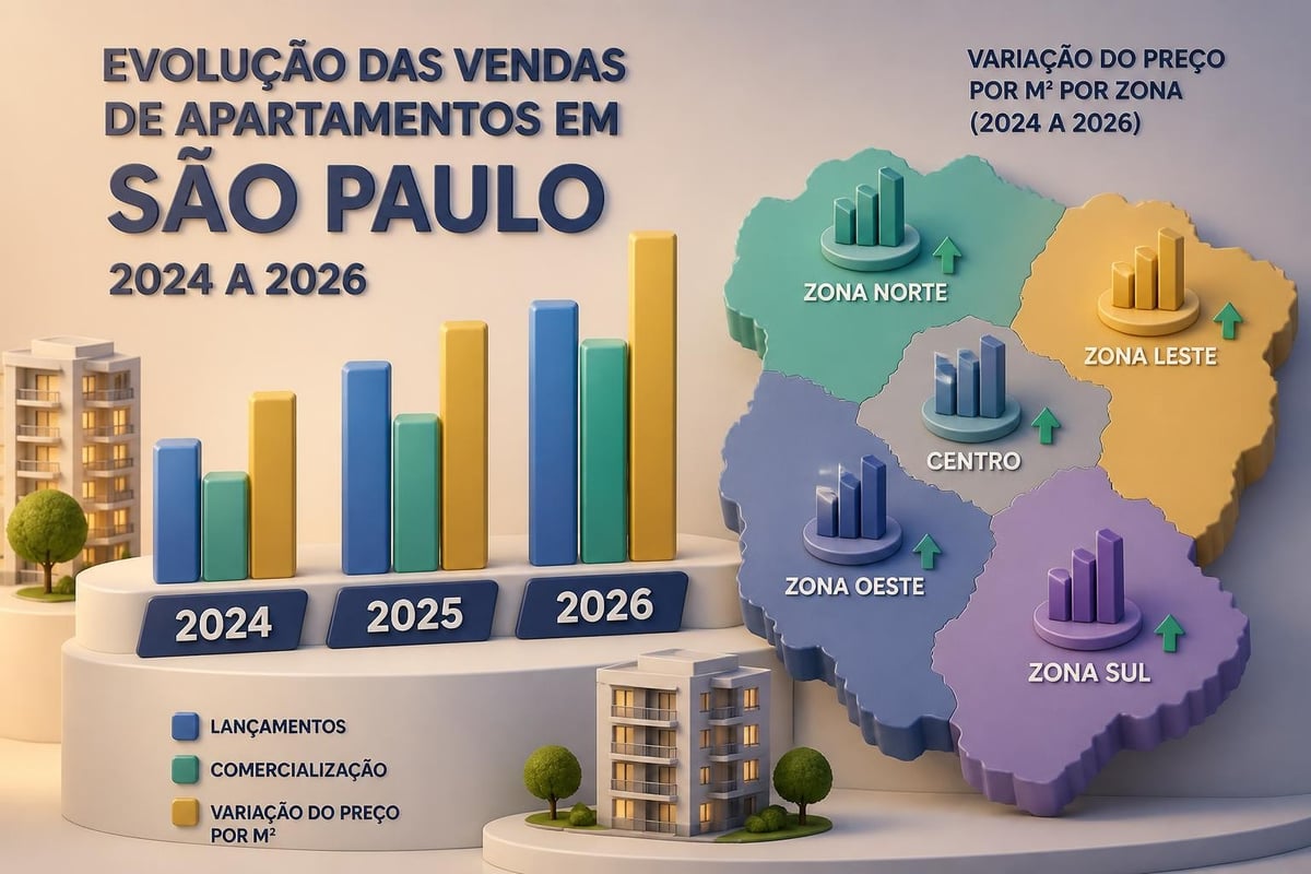 Crescimento do mercado imobiliário em São Paulo