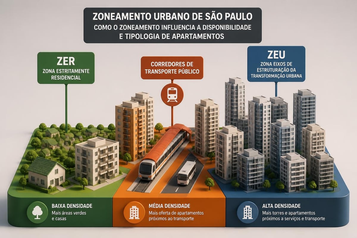 Impacto do zoneamento urbano