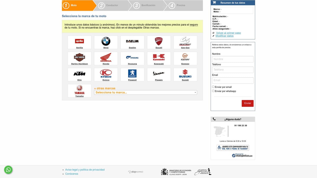 Seguros Para Motos Precios: Guía Esencial 2026 - Motopoliza.com: El comparador líder para encontrar el mejor precio en seguros de moto