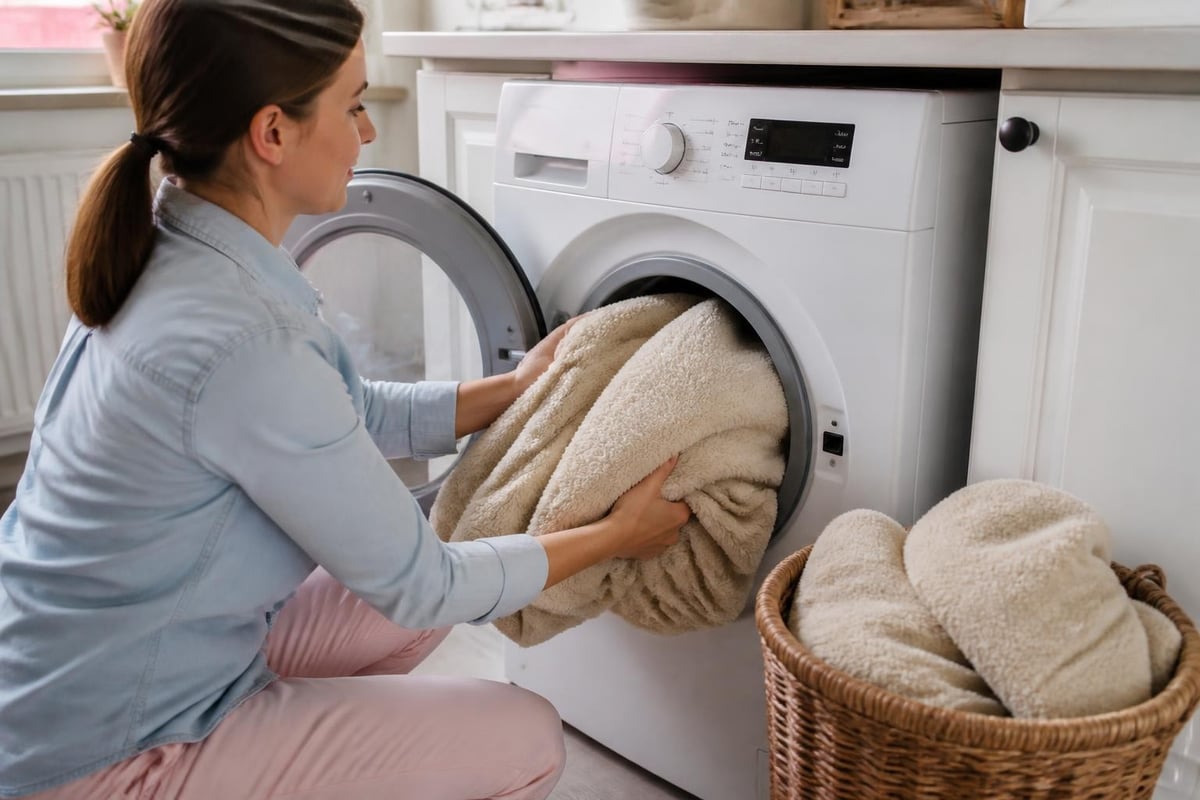 Fleece bedding care routine