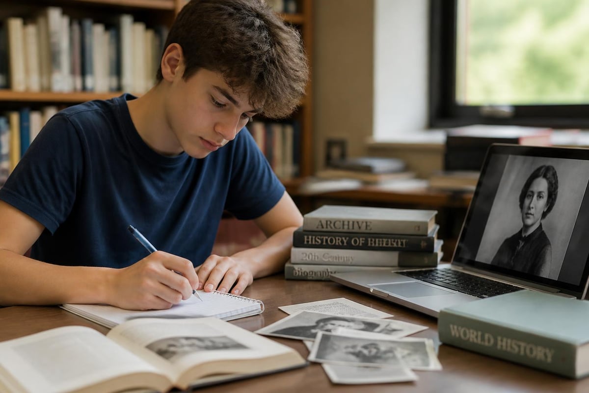 Biography writing components