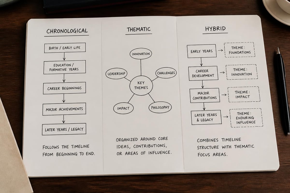 Biography structure options