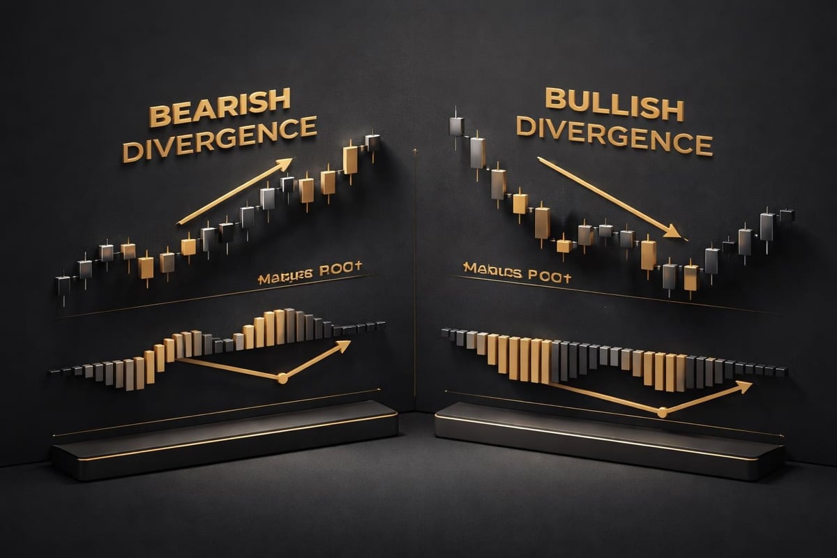MACD divergence identification