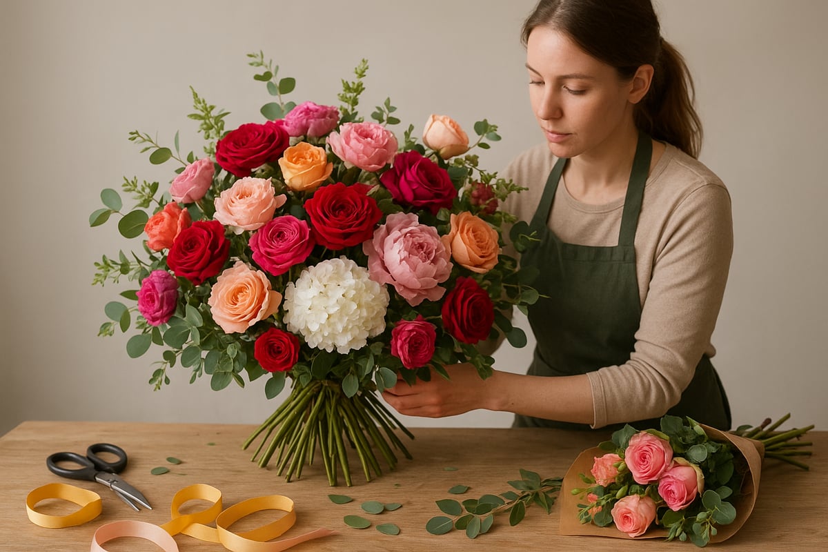 Expert Arrangement Techniques for Large Bouquets