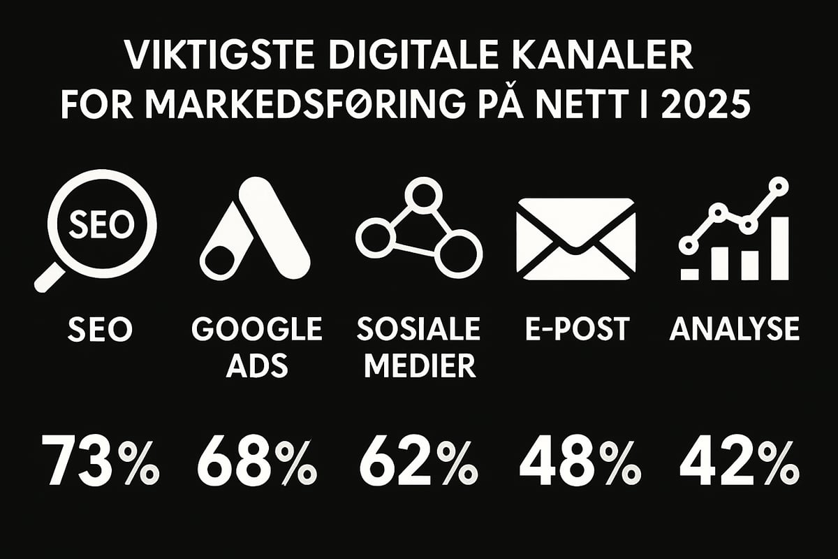 De viktigste digitale kanalene i 2025