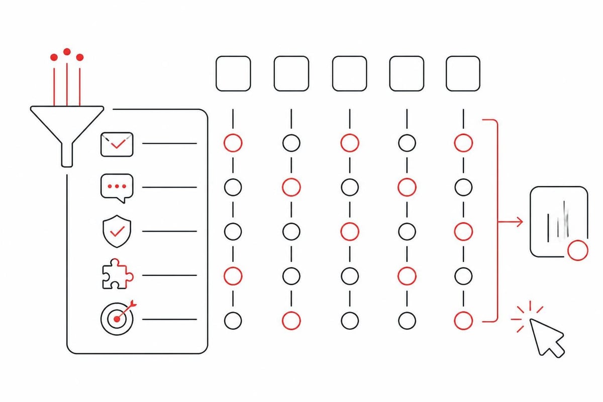 Outreach tool evaluation matrix