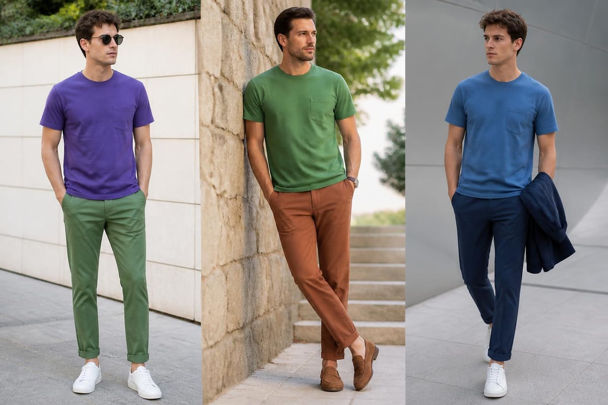 T-shirt color coordination methods