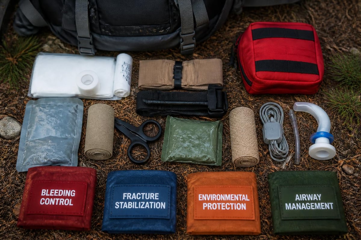 Trauma care equipment organization