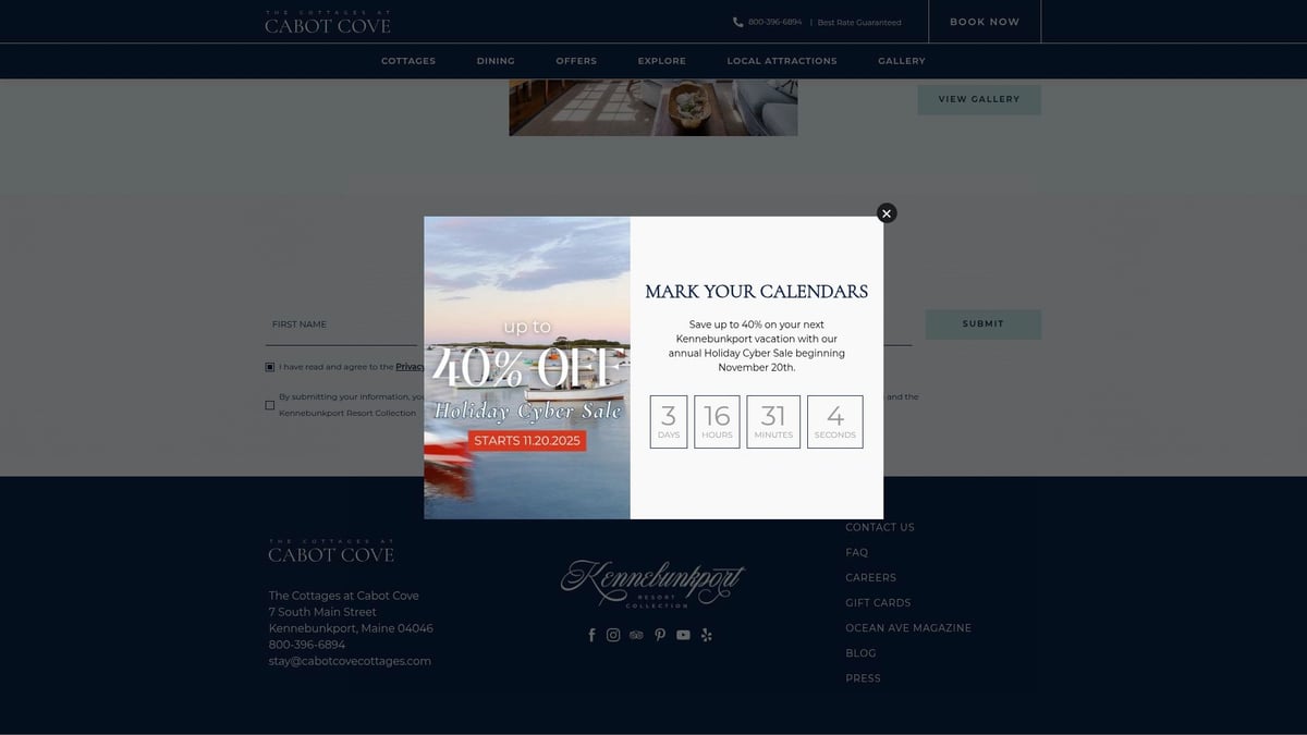 9 Best Rustic Cottages Resort Escapes to Book in 2025 - The Cottages at Cabot Cove, Maine