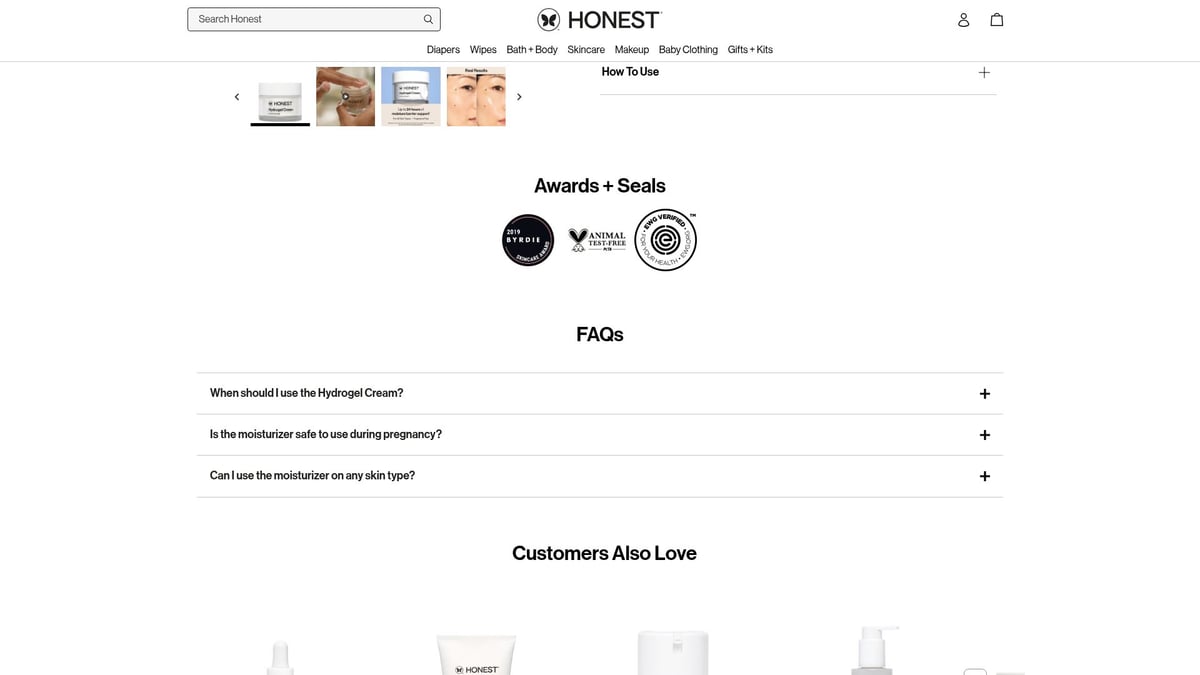 Top 8 Sensitive Face Products to Try in 2026 - Honest Hydrogel Cream