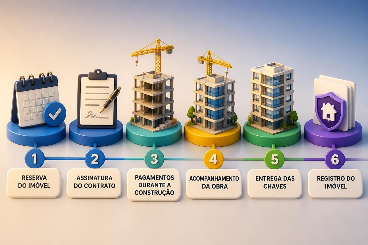 Processo de compra de prédios na planta