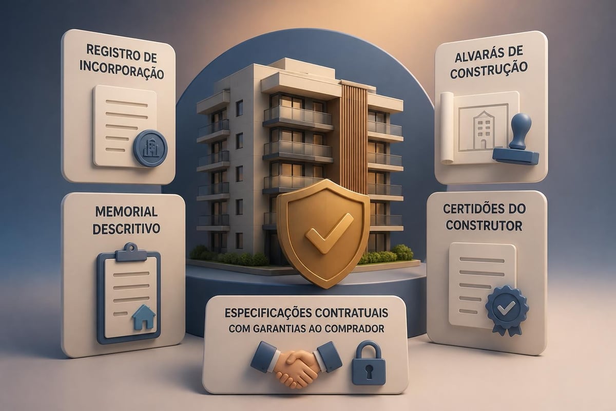 Documentação legal para prédios na planta