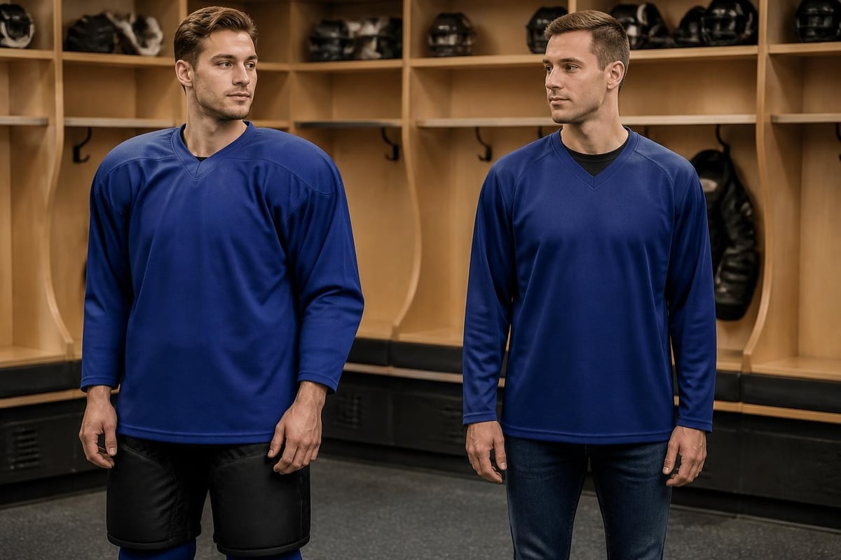 Game cut versus fan fit jersey differences