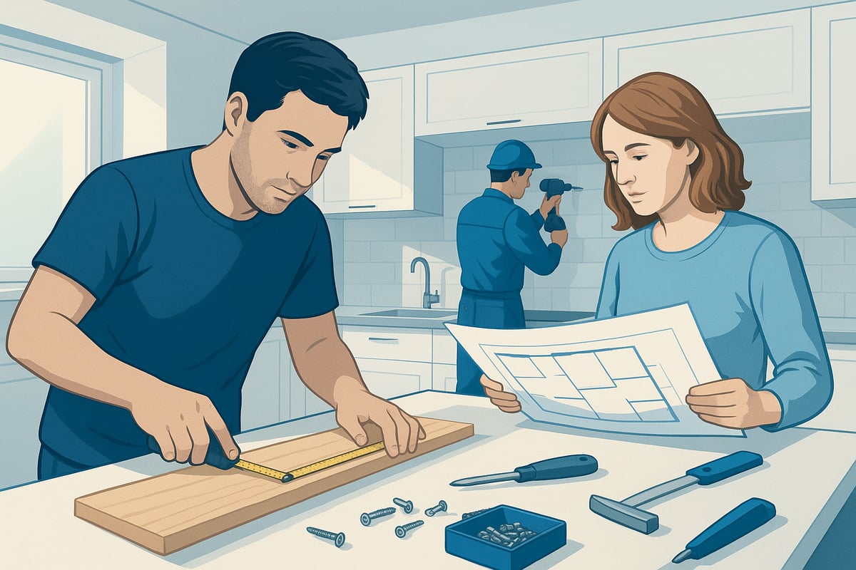 Schritt 4: Küchenbau – Selbst machen oder vom Profi?