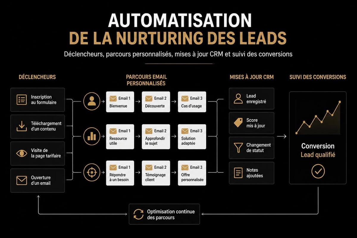 Marketing automation flow