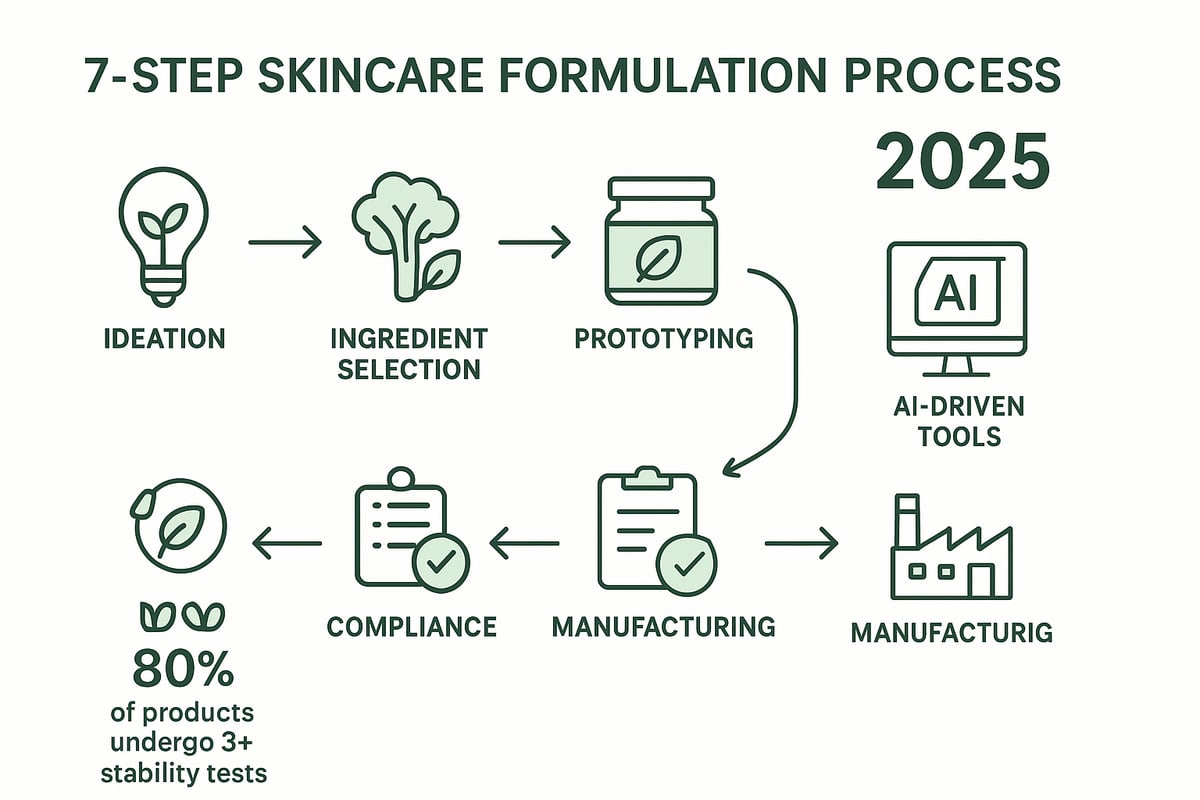 Step-by-Step: The Skincare Formulation Process in 2025