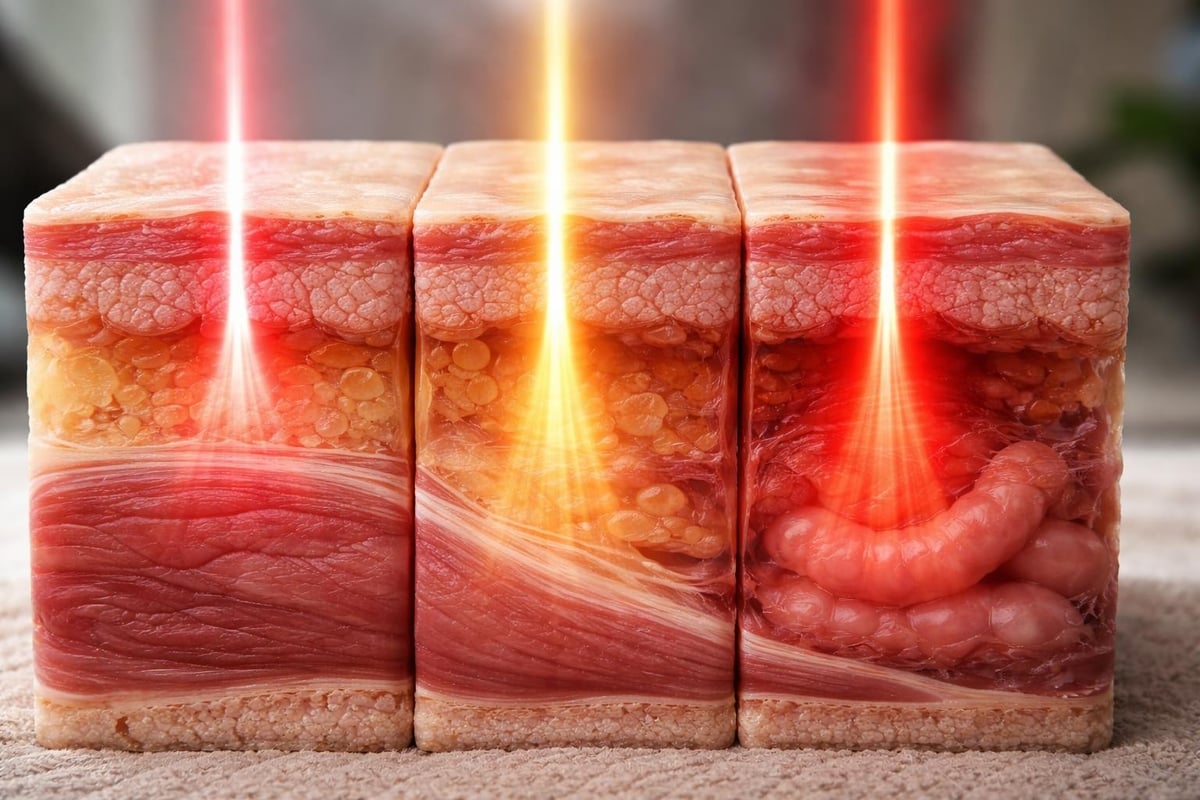 Infrared wavelength penetration