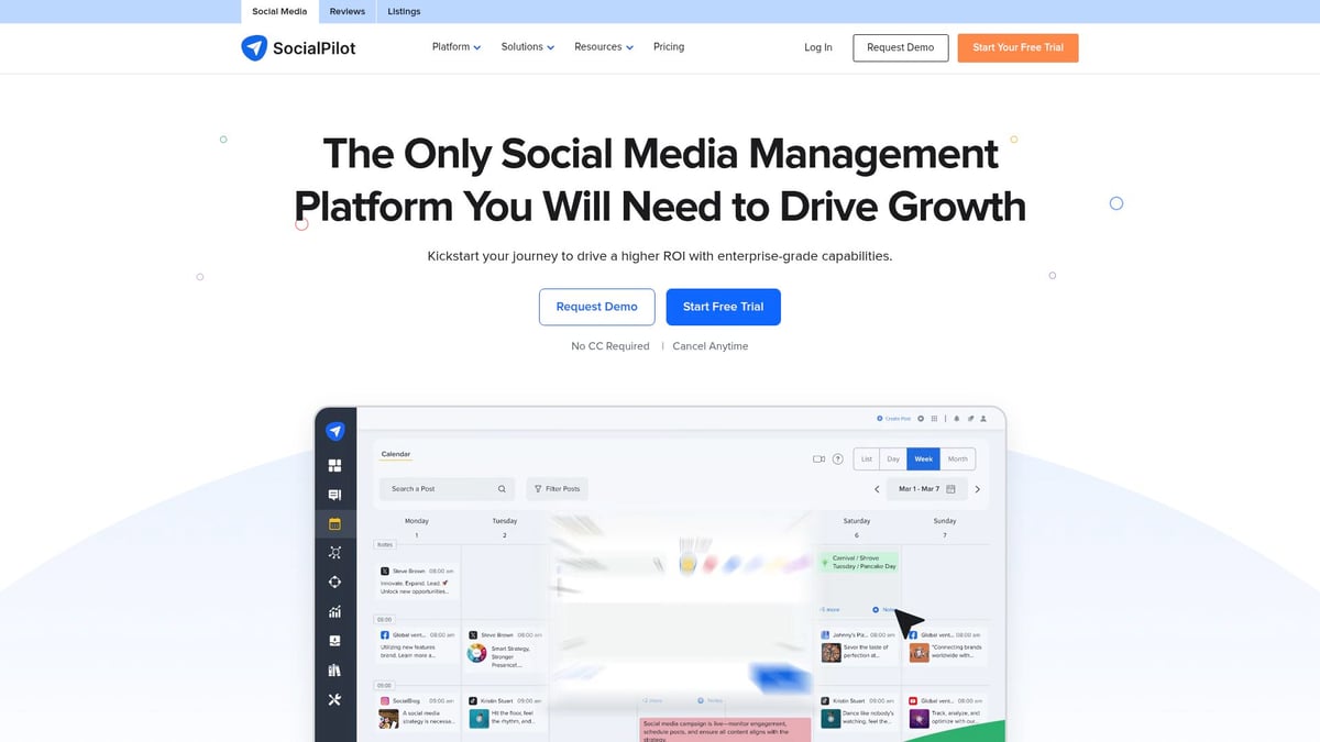 7 Top White Label Social Media Management Tools for 2025 - SocialPilot