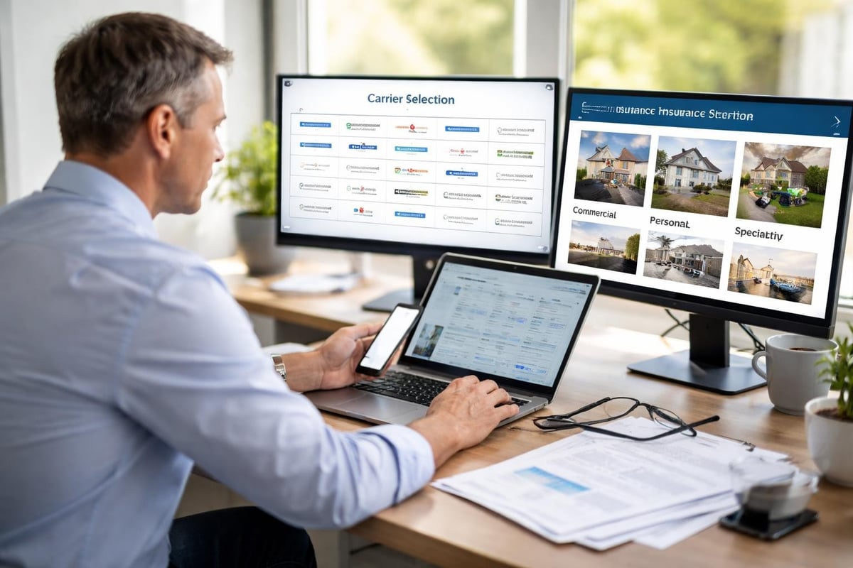 Insurance independent broker marketplace
