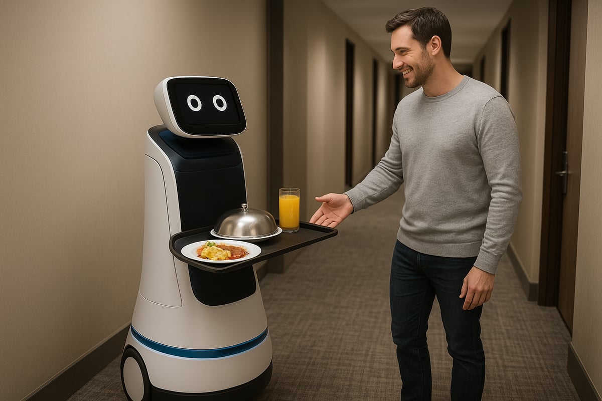 Hva er en room service-robot?