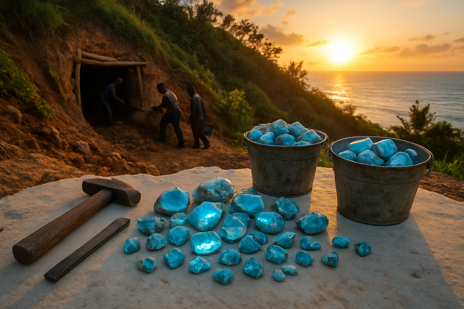 The Mining Journey: From Mountain to Market