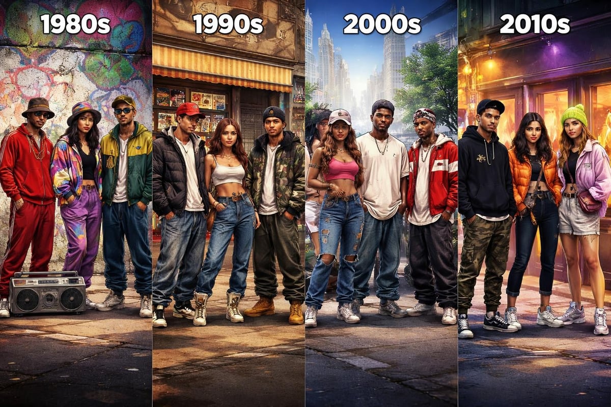 Vintage street wear timeline