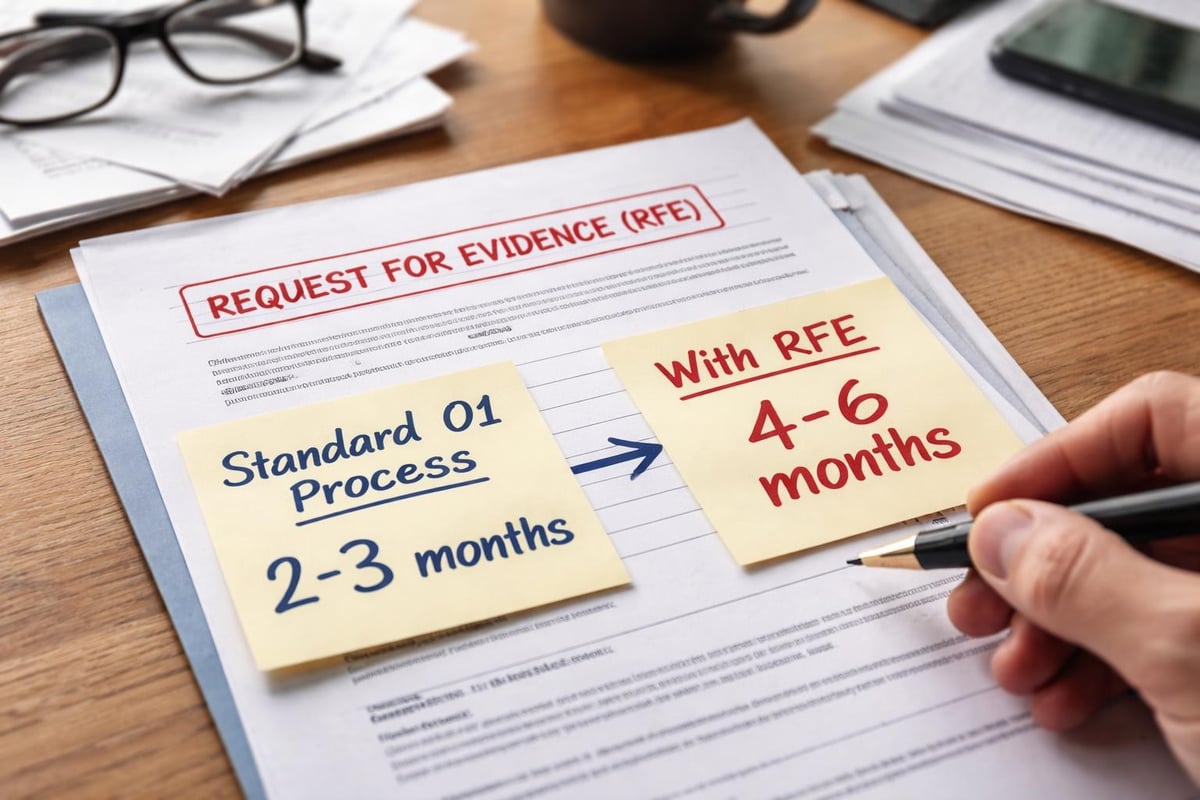 Request for Evidence impact on processing