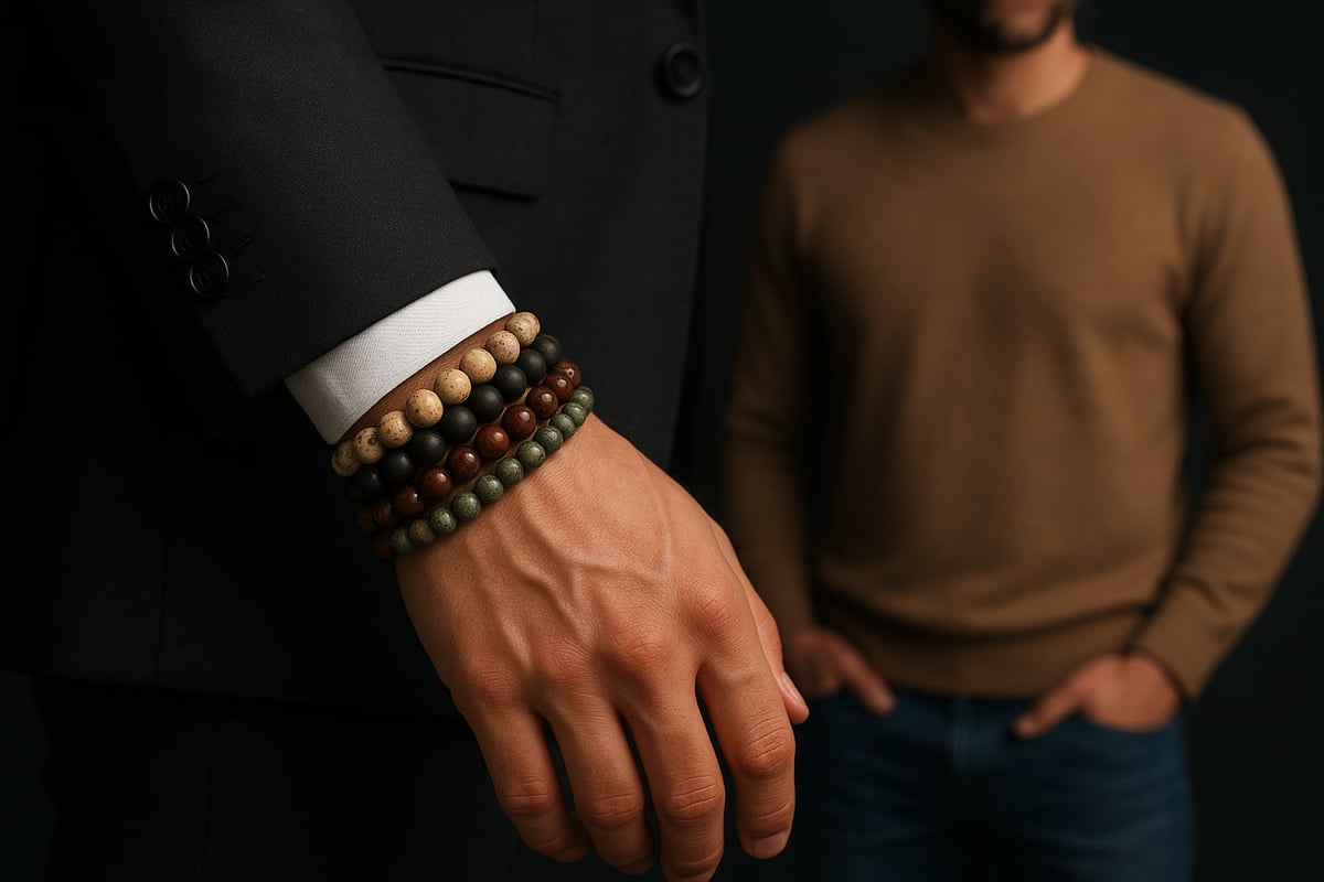 Why do men choose beaded bracelets?