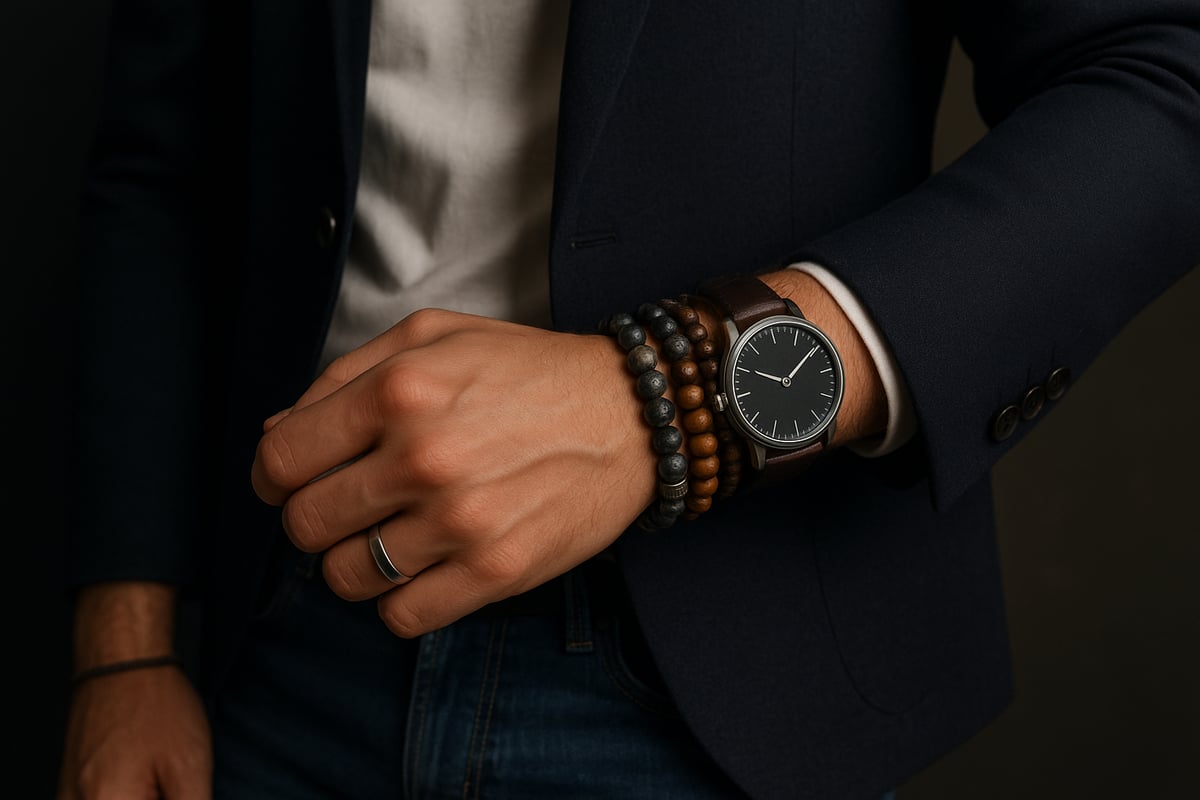 Stylish Wearing Advice: How to Combine Men's Bead Bracelets