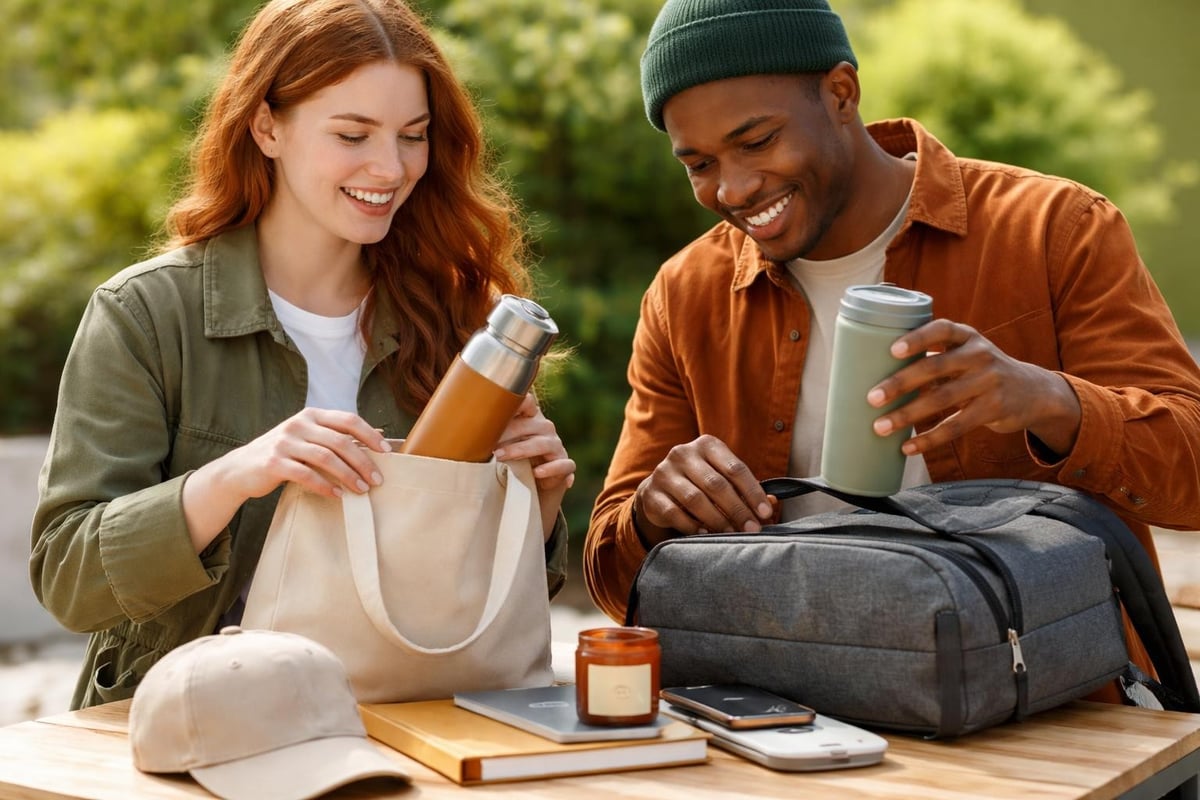 Brand loyalty building through swag