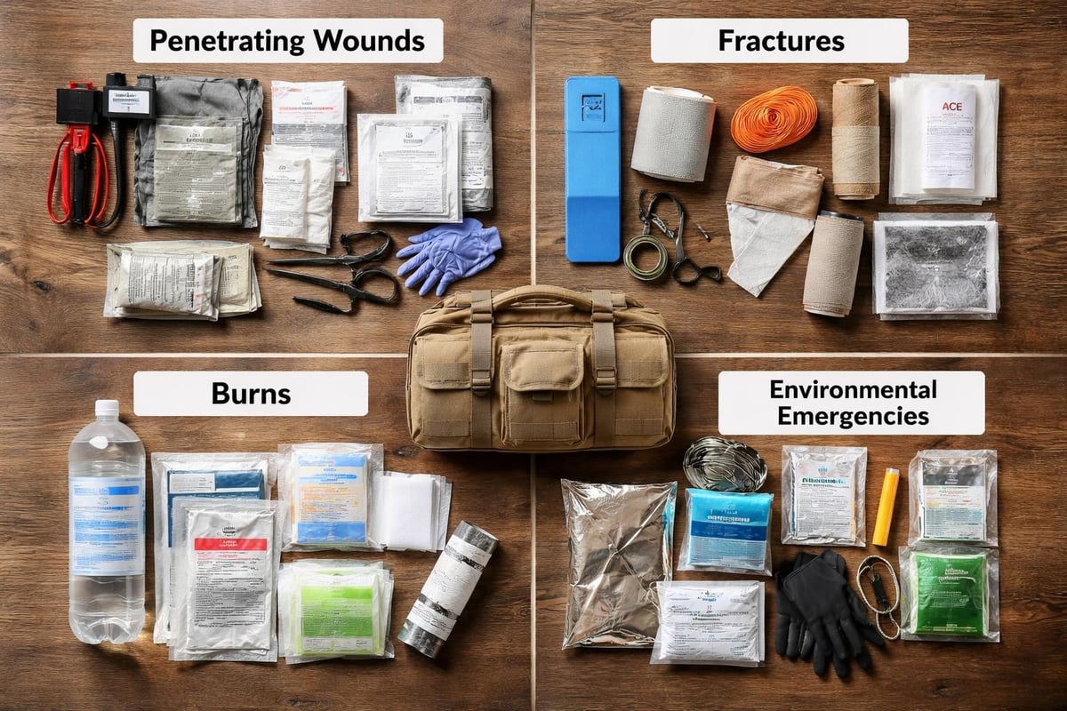 Trauma equipment organization