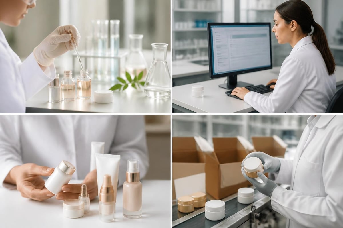 Regulatory compliance in cosmetics shipping