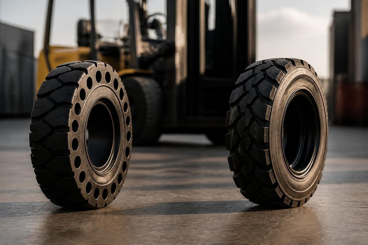 Solid tyre lifecycle comparison