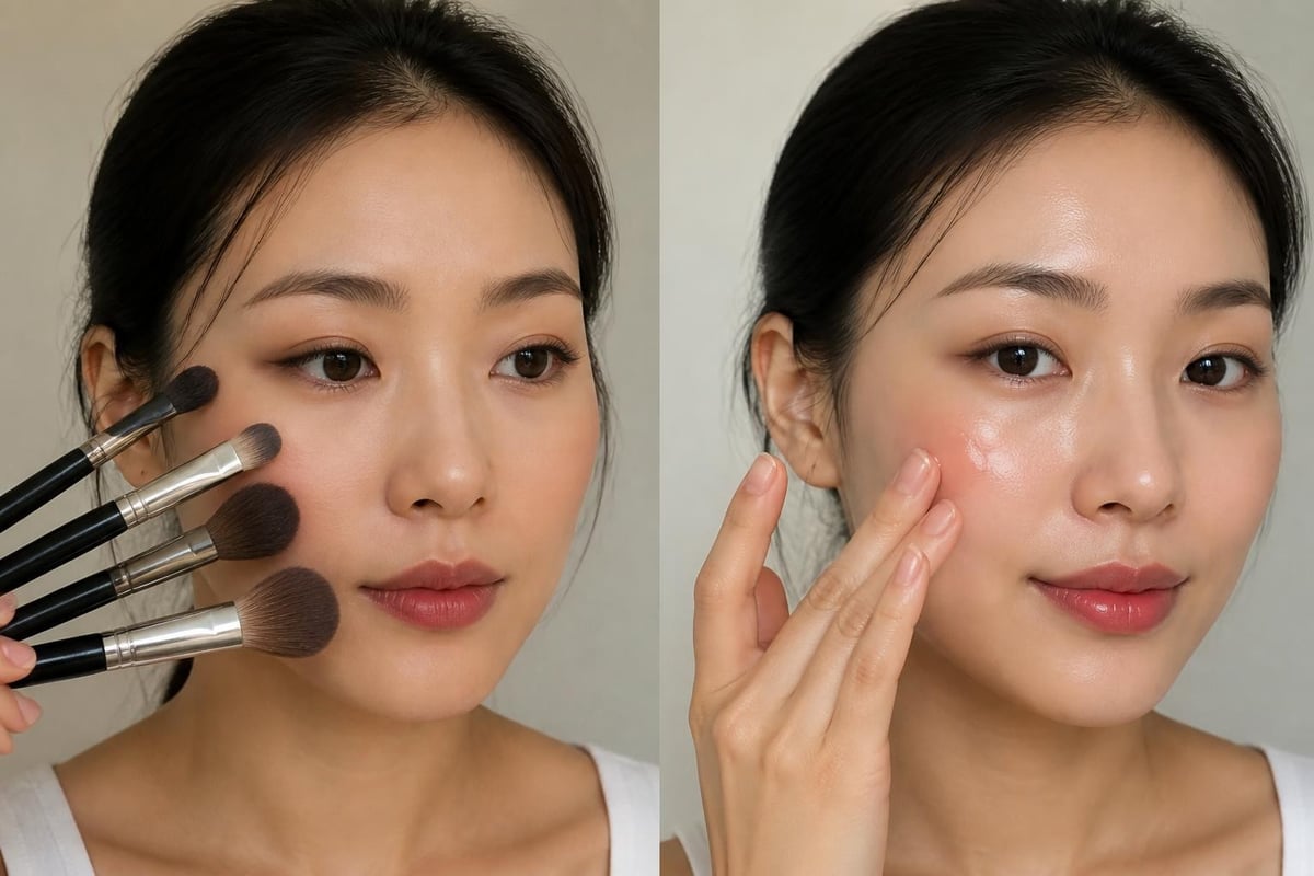Korean makeup application techniques