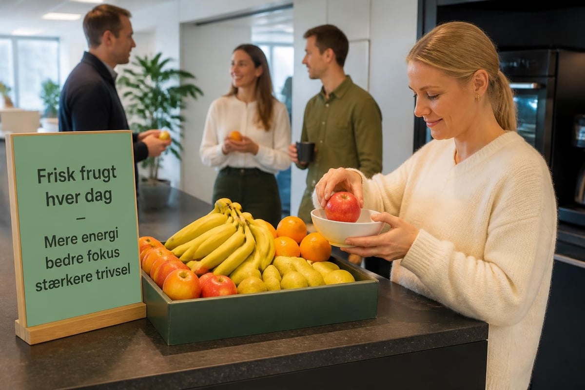 Frugtordningens indvirkning på medarbejdersundhed
