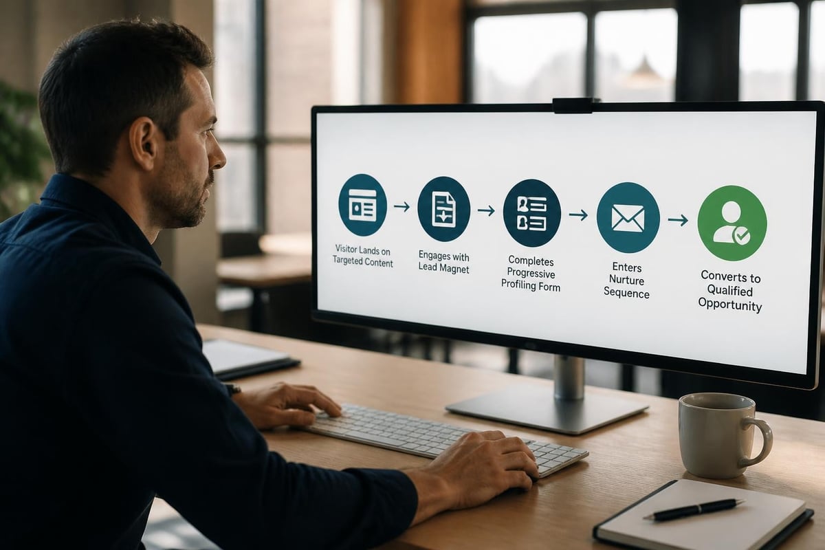 Lead generation conversion path