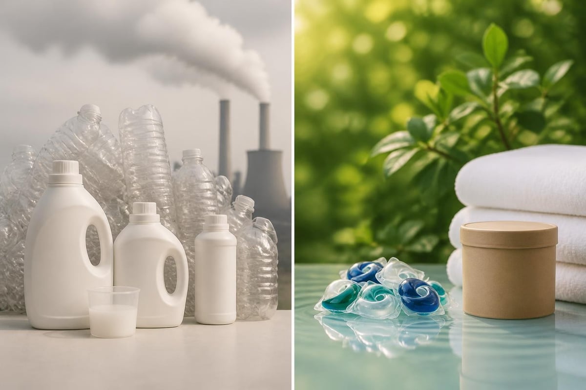 Environmental impact of laundry detergent choices