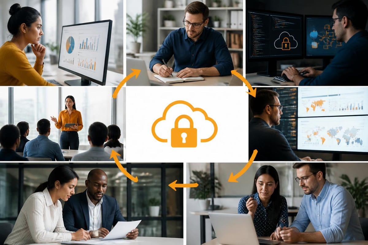 Cloud security best practices workflow
