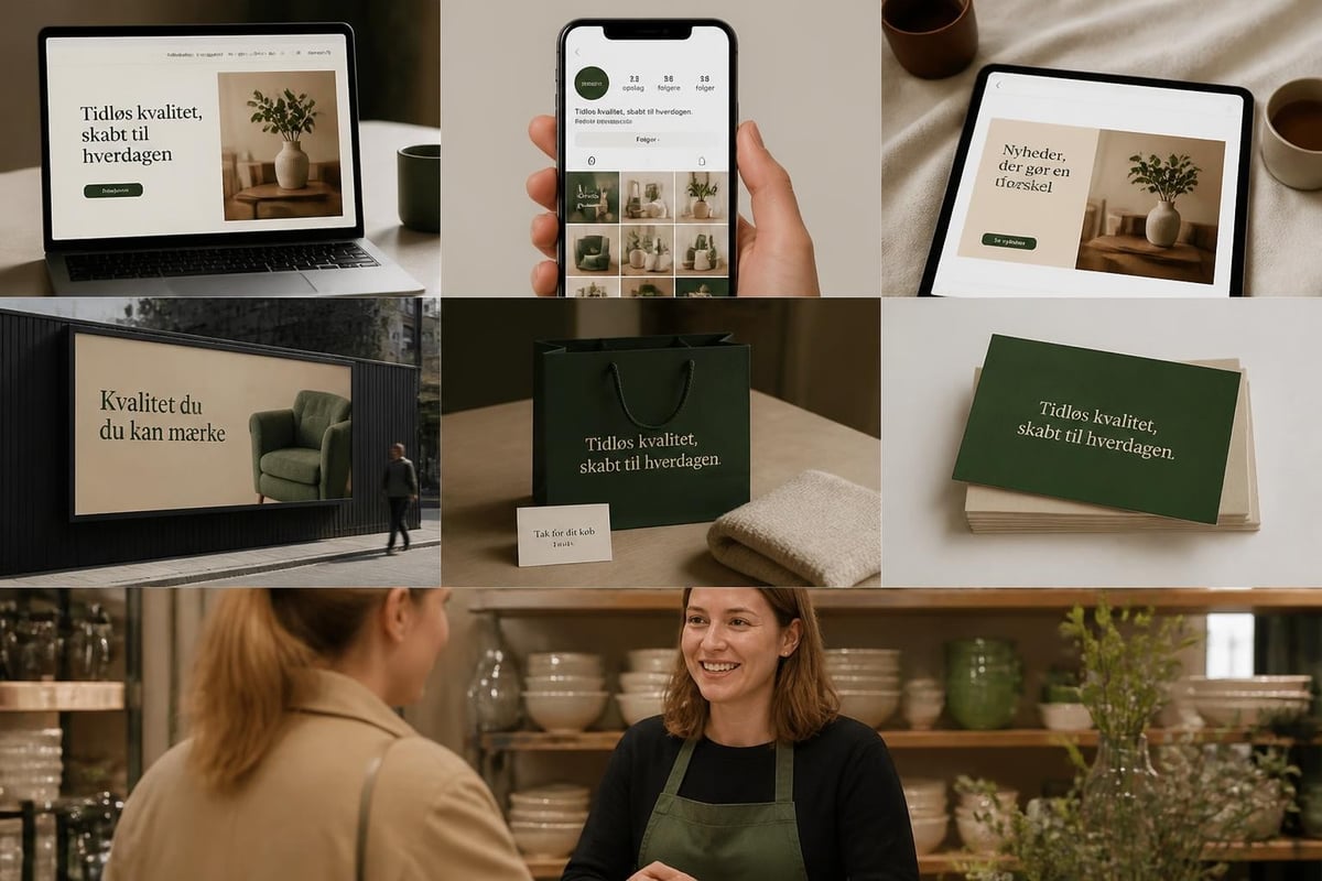 Brand implementering touchpoints