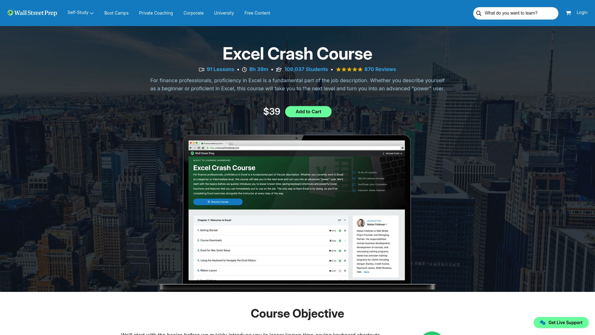 9 Best Excel Coaching Classes to Transform Your Skills in 2025 - Wall Street Prep – Excel Crash Course