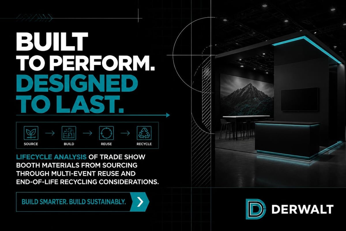 Sustainable trade show production framework