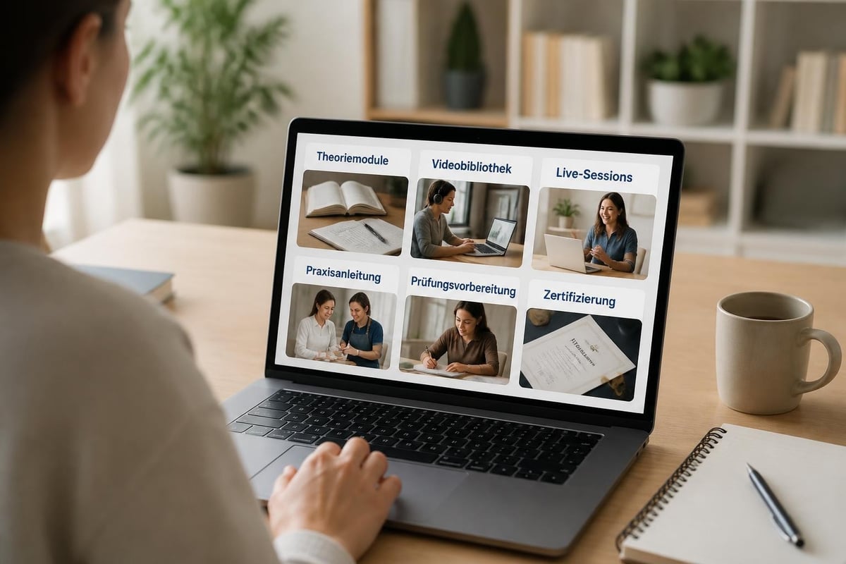 Digitale Lernplattform Struktur