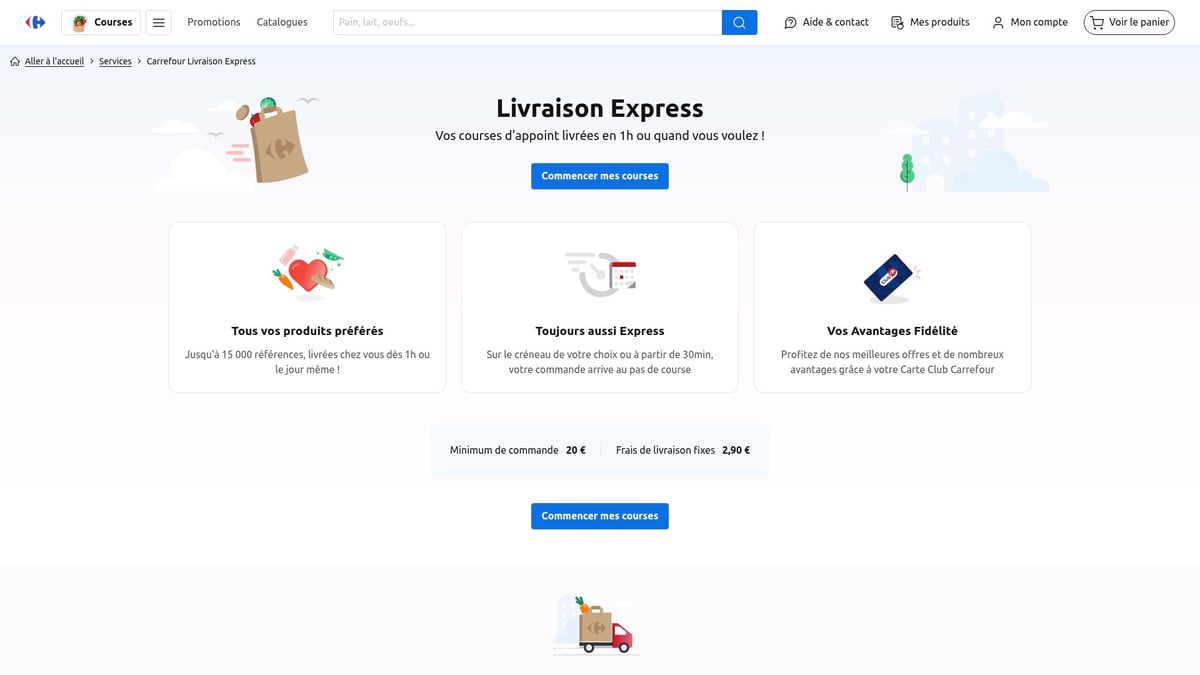 7 Top Grocery Delivery Paris Services to Try in 2025 - Carrefour Livraison Express