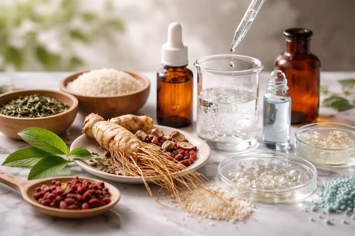 Korean skincare ingredient categories